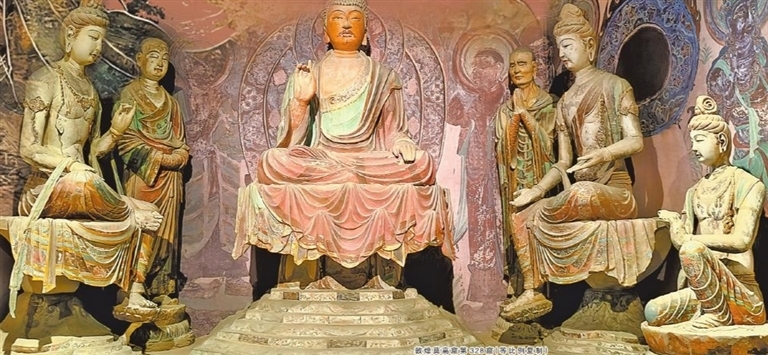 敦煌莫高窟第328窟（等比例复制）