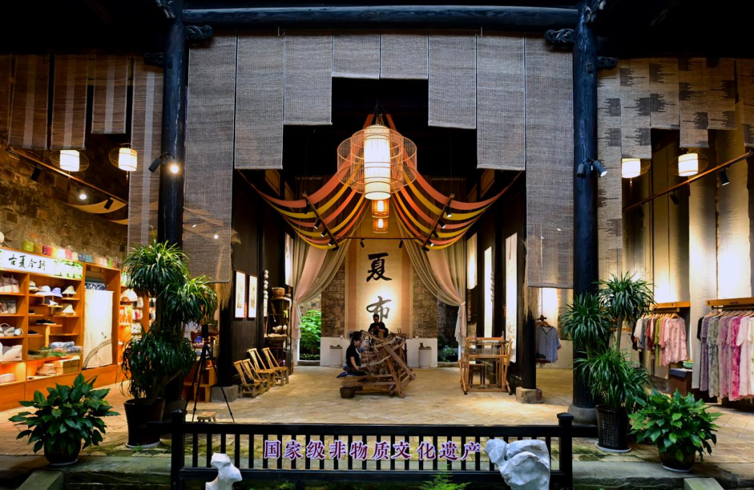 万载古城夏布文化馆。邓龙华 摄