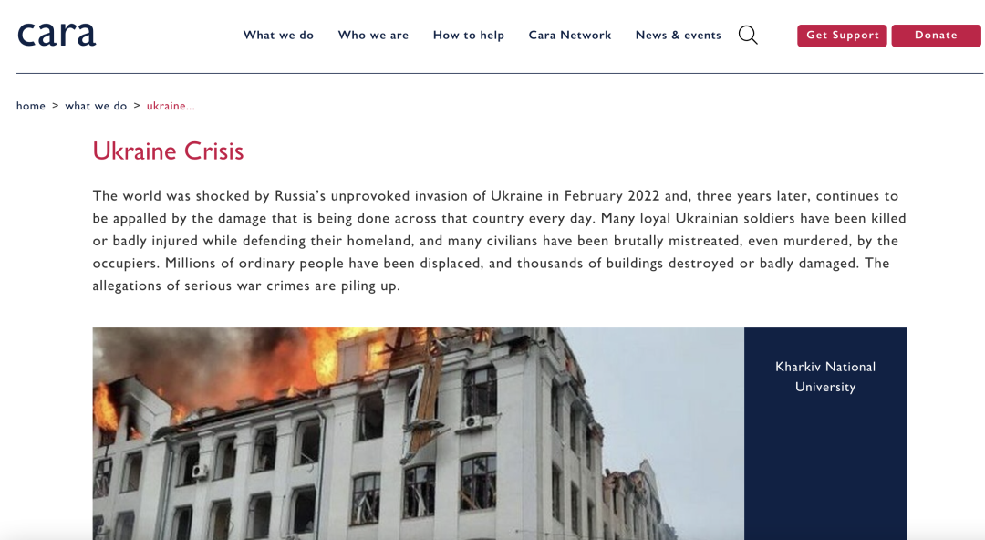 ▎处境危险学者理事会(Cara)由英国顶尖学者和科学家