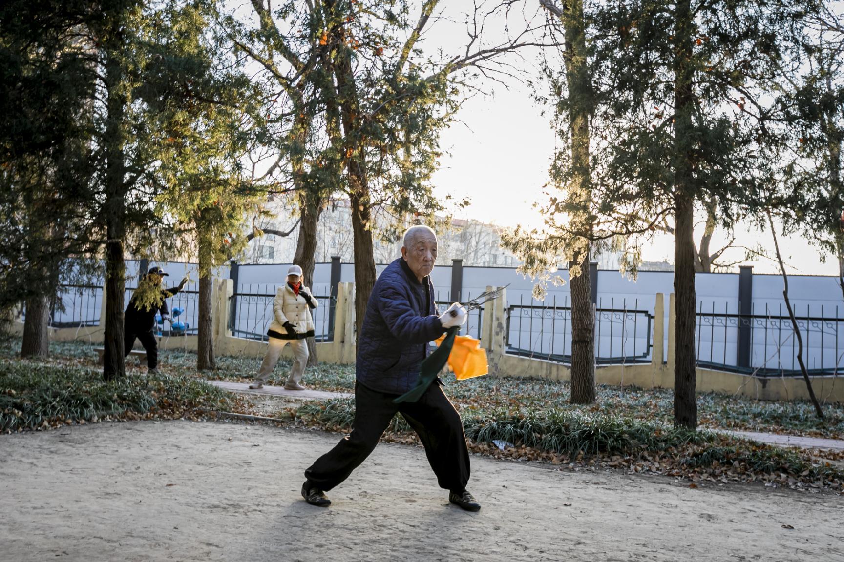 【组图】河北沧州：耄耋之年习武不辍