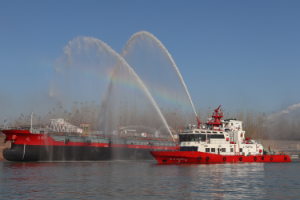 消防服务暖人心 企业致谢送锦旗