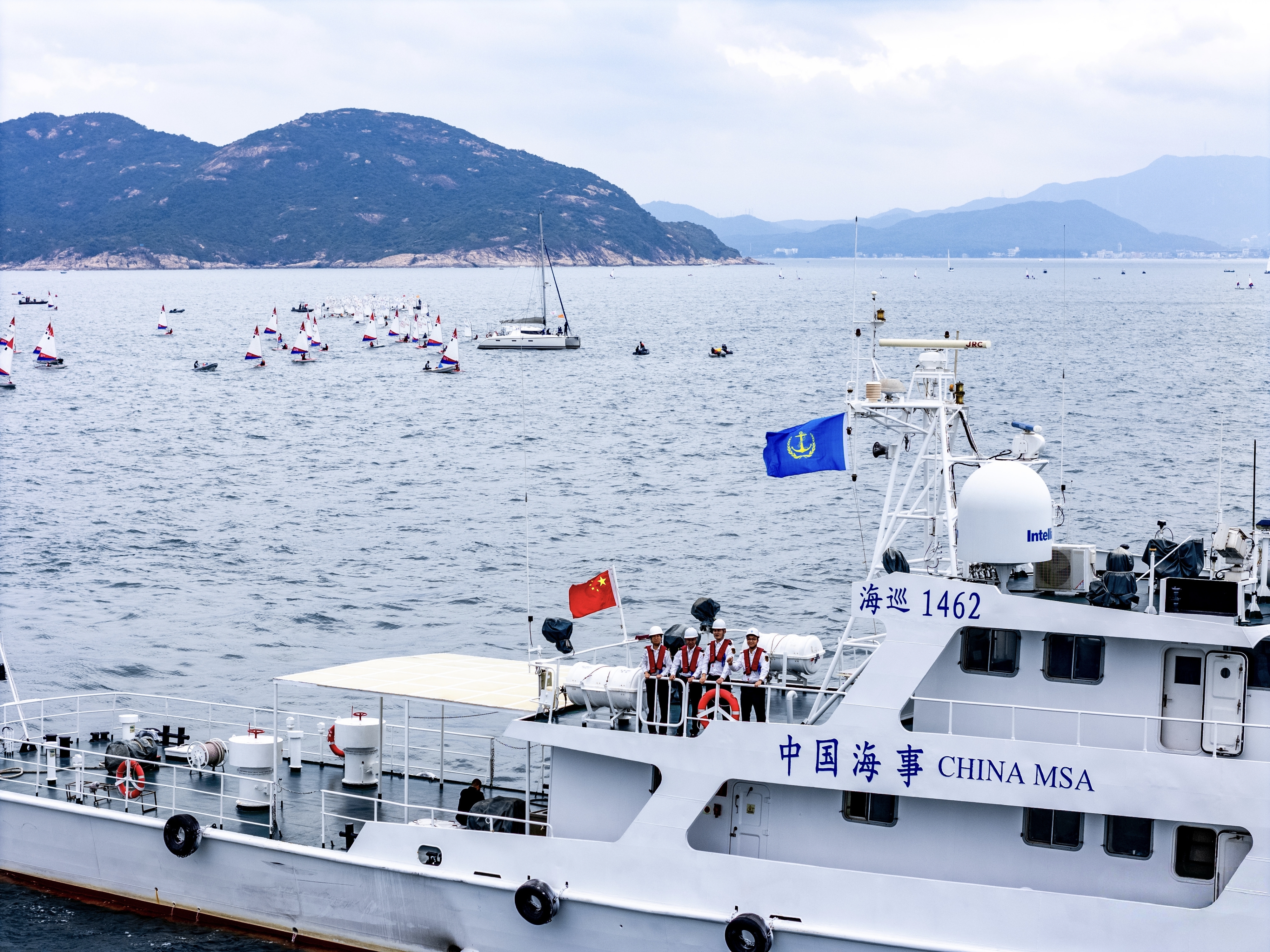 海空立体推进，筑牢安全屏障  大亚湾海事局为中国杯帆船赛保驾护航