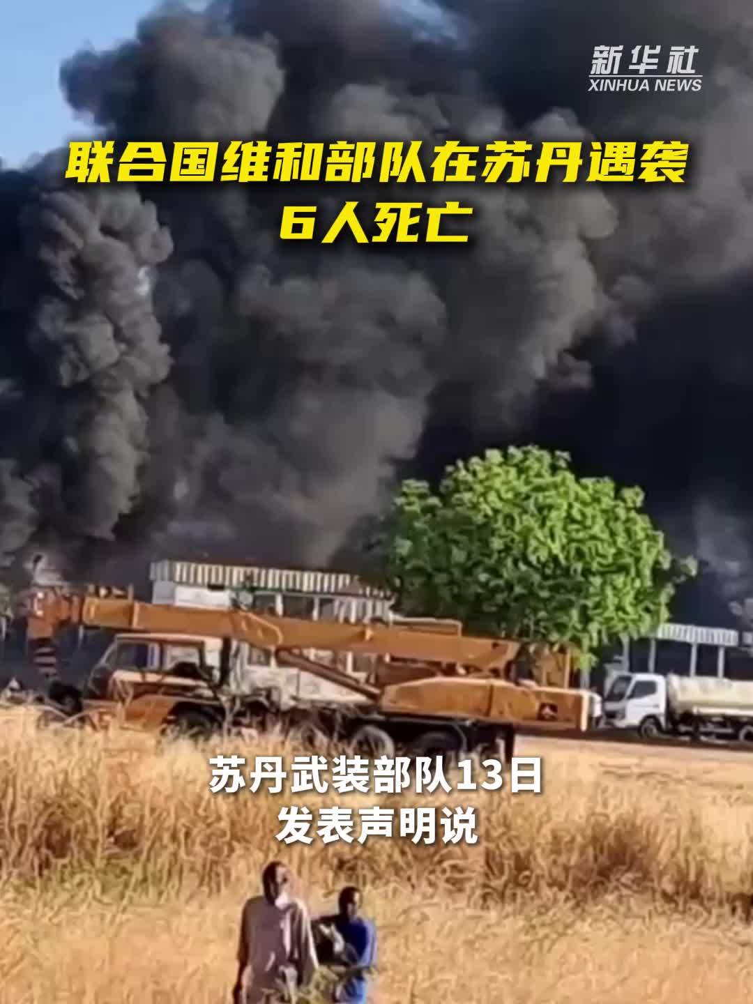 联合国维和部队在苏丹遇袭　6人死亡