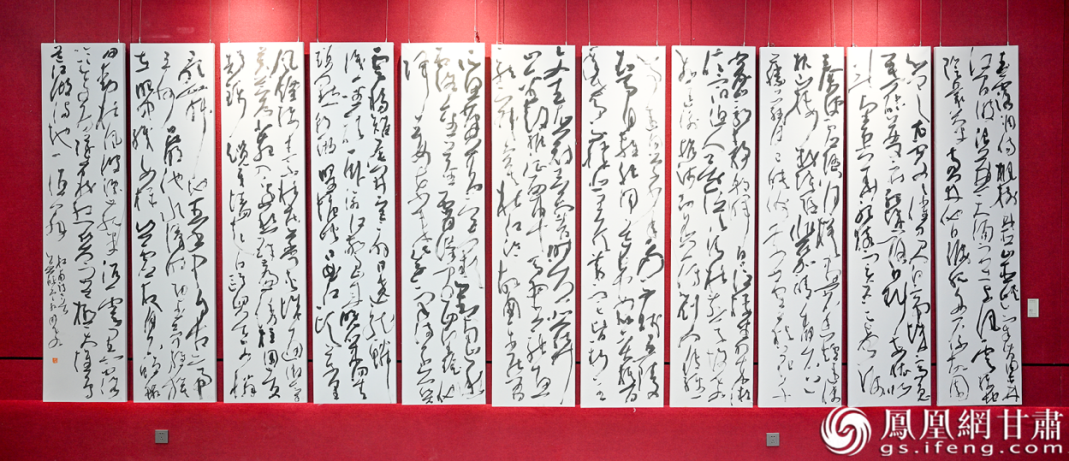 参展书家孙鹏飞作品《杜甫〈秋兴七首〉》