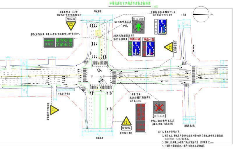 雁塔北路與環城南路交叉口