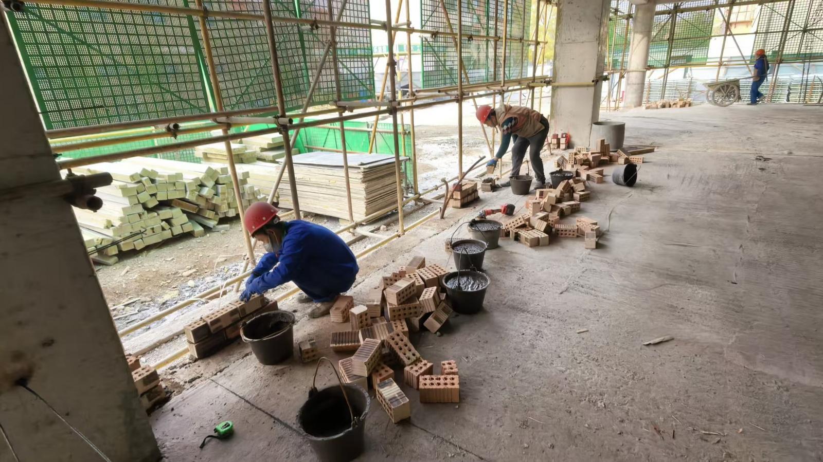 △金昌市托育综合服务中心项目施工现场