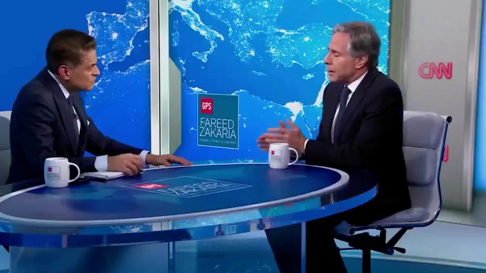 布林肯罕见露面，指控特朗普要建中美俄三极世界