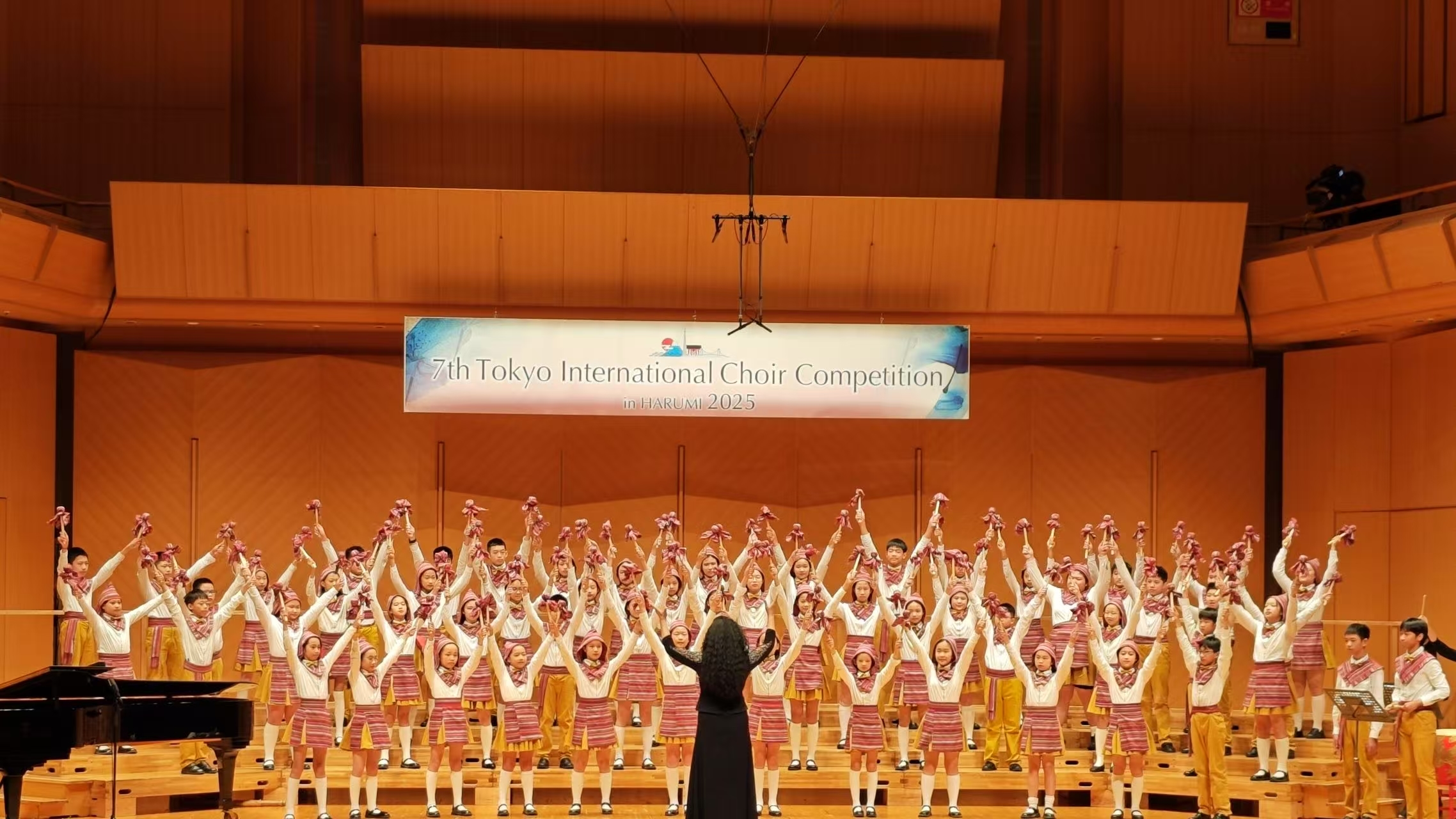 图：广州大剧院童声合唱团获第七届东京国际合唱比赛民谣组金奖