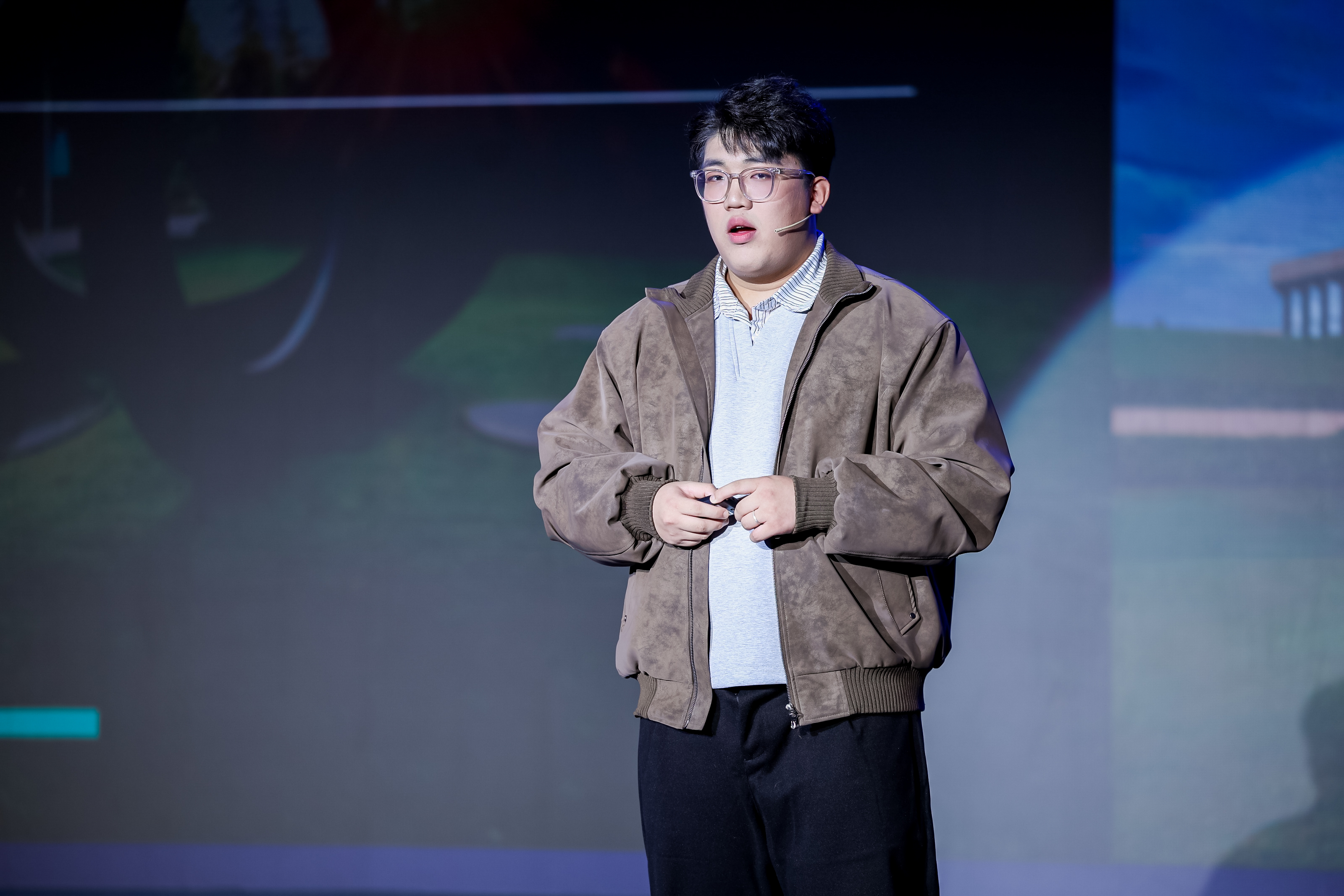 实践之星获得者、工商管理学院工商管理专业2022级学生金明宇发言