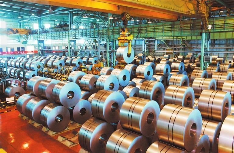 酒钢集团公司碳钢冷轧产品下线　新甘肃&middot;甘肃日报通讯员　张志方