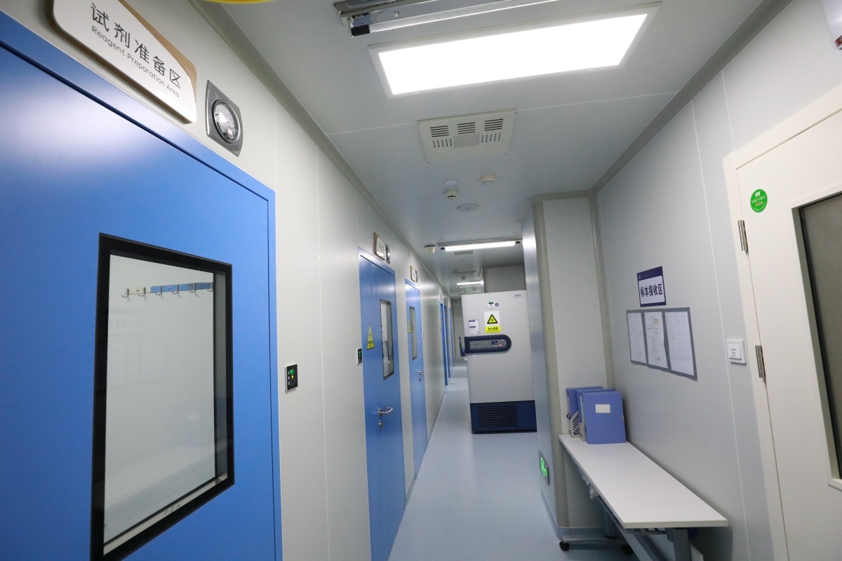 常德一医生殖医学中心PGD实验室走廊