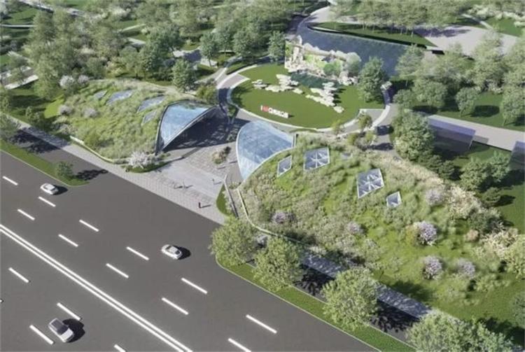 泉城公园站示意图