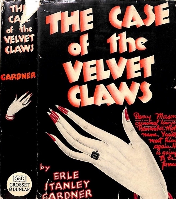 《天鹅绒利爪案》初版封面