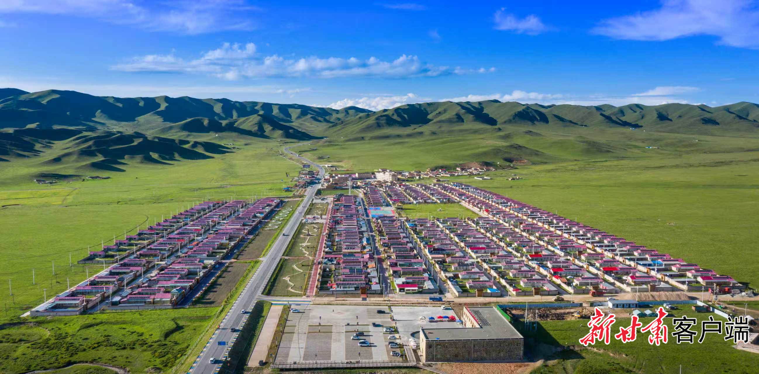 尕秀村风景秀丽(资料图) 本文图片均由碌曲县融媒体中心提供