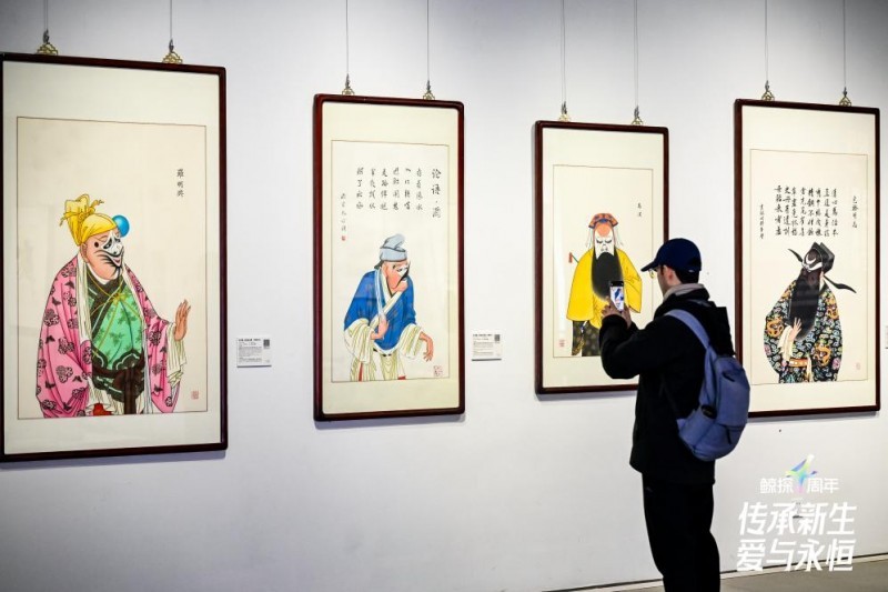 图:子泓《京剧人物装扮像》系列作品