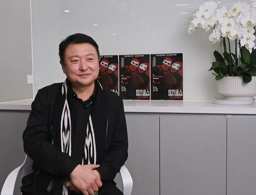 上海电影译制厂厂长刘风　澎湃新闻记者　薛松拍　摄