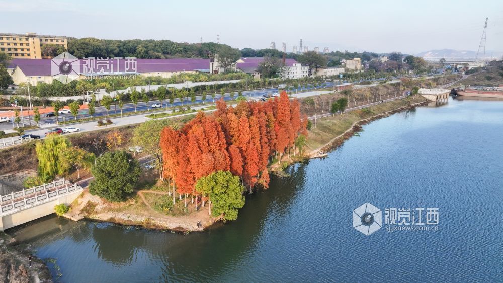 2025年12月20日,江西省吉安市港口物流有限责任公司综合货运码头赣江水域上,多艘货船正待装货或已装满货物,少数满仓货船缓慢驶离岸边,年末来临之际一派繁忙景象。