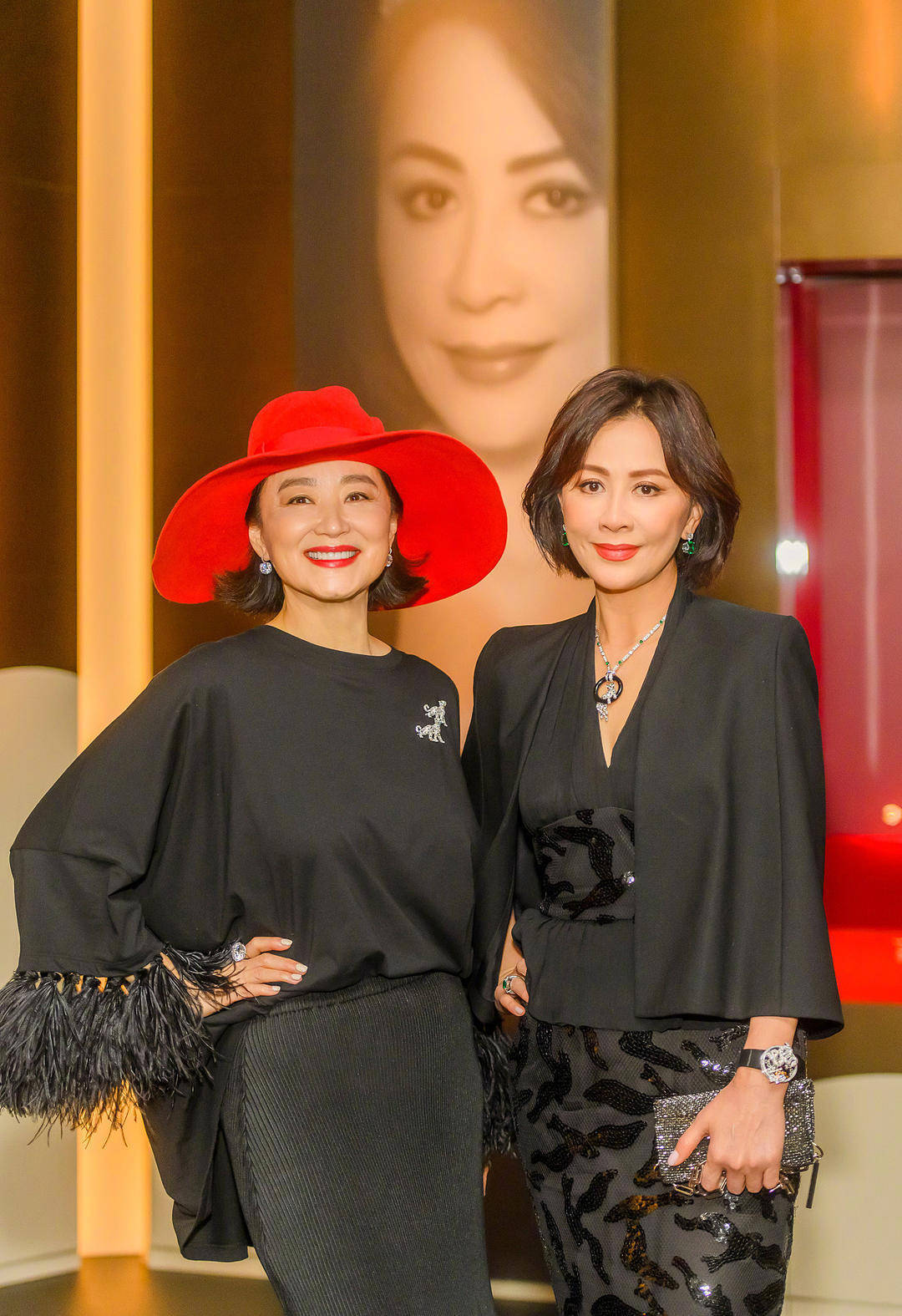 林青霞、刘嘉玲合照 图据视觉中国