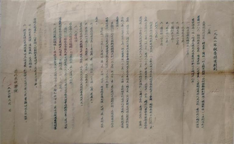 西北民族学院秋季招生计划（1952年）