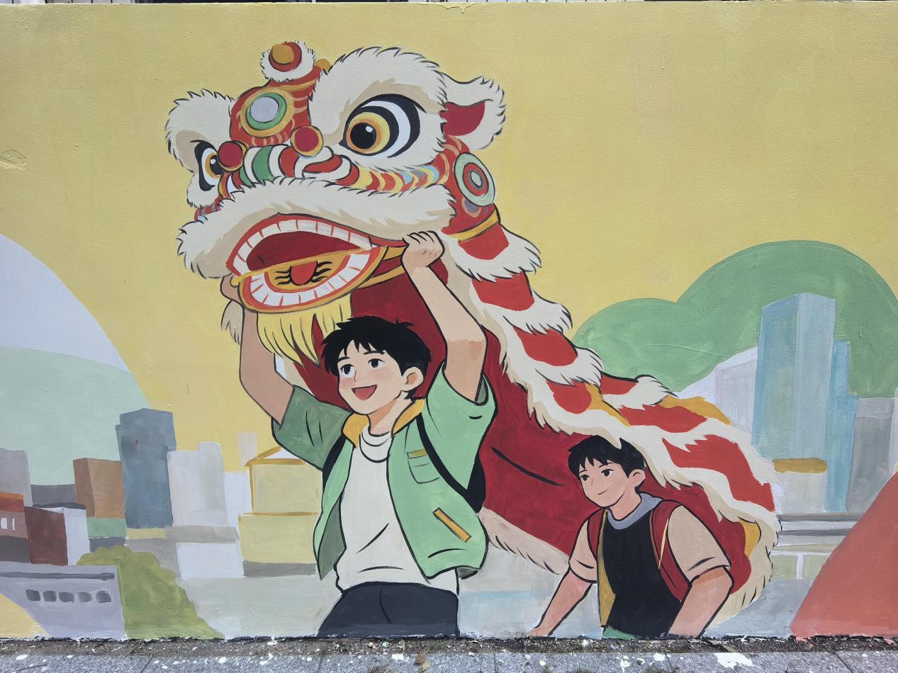 绘梦非遗，童韵湾区 ——臣田社区墙面彩绘以“故事画卷”演绎非遗传承新章