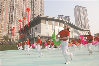 礼步湖馆开馆仪式现场