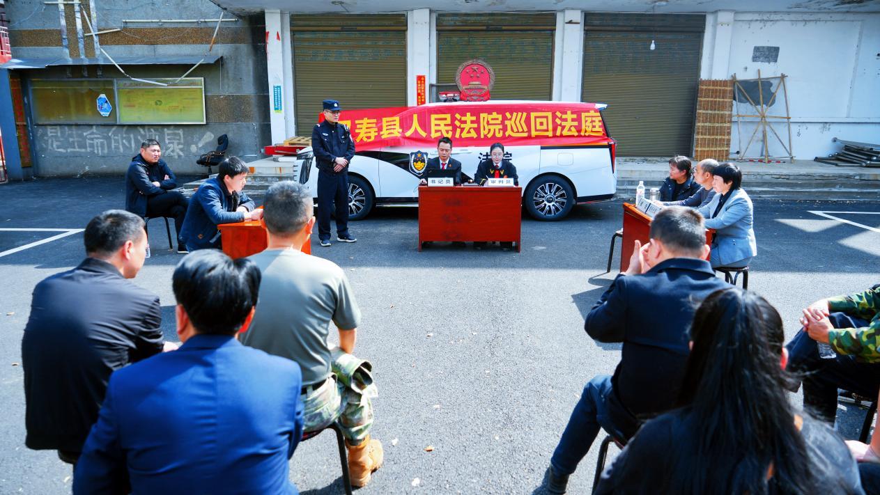 汉寿县人民法院巡回审判现场