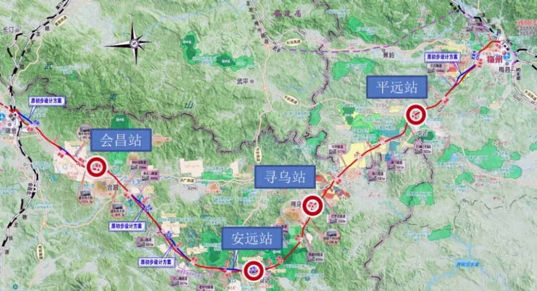 赣州3座新建火车站封顶 将结束寻乌、安远不通铁路历史