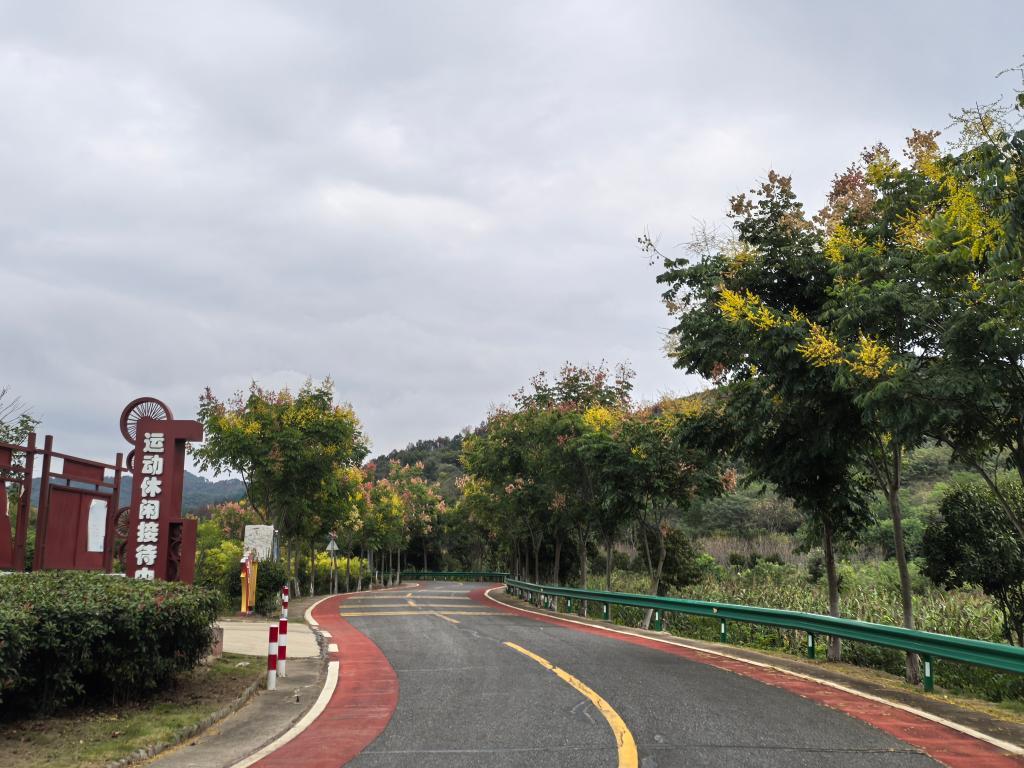 图为孝昌县农村公路。新华社记者 田中全 摄