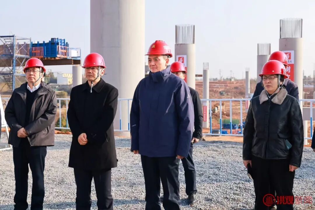 李红军调研南昌北二绕城高速公路项目建设情况