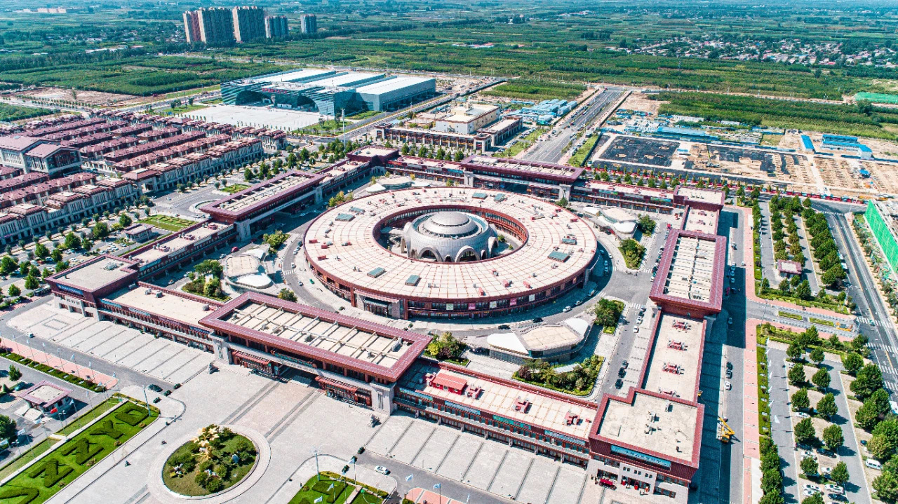 航拍安国数字中药都。 安国市委宣传部供图