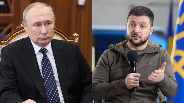 普京、泽连斯基新年致辞