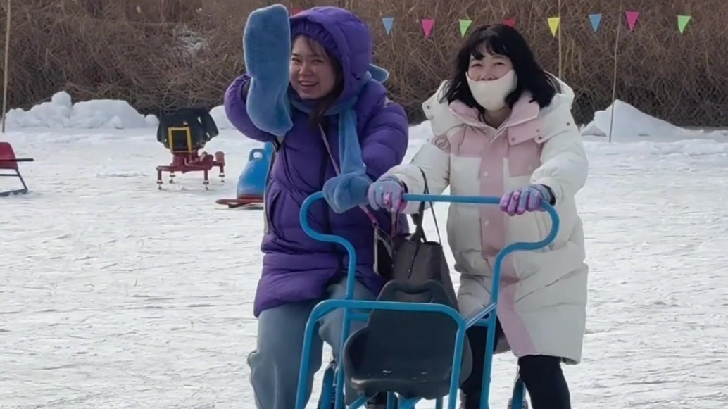 快来打卡西汉酒泉胜迹冰雪乐园　丝"滑"解锁冬日新玩法