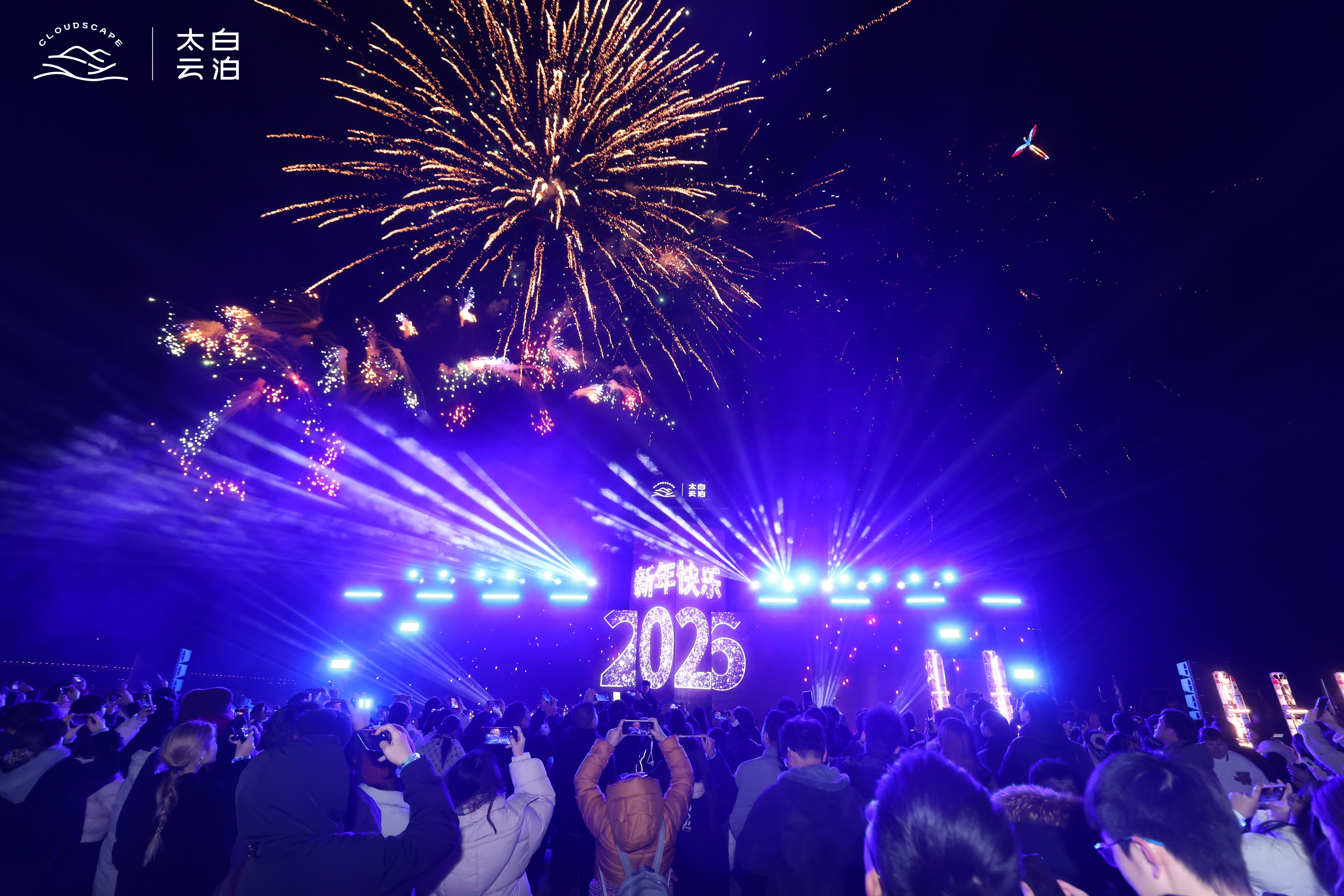 低空科技赋能跨年！“翼起跨年&middot;星空遨游”咸祥跨年盛典璀璨收官