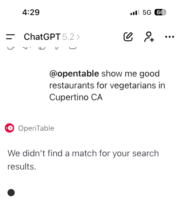 OpenTable出现错误