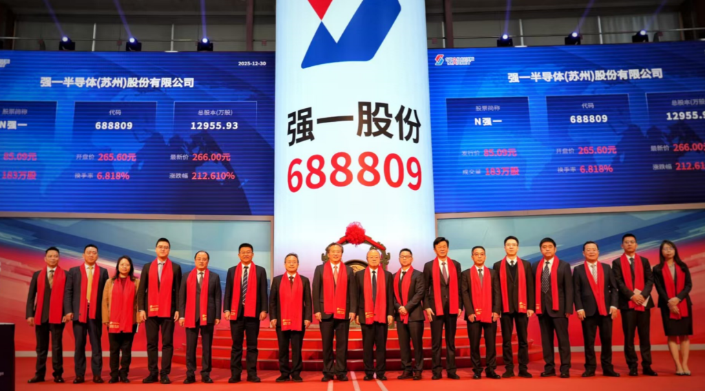 强一股份上市。
