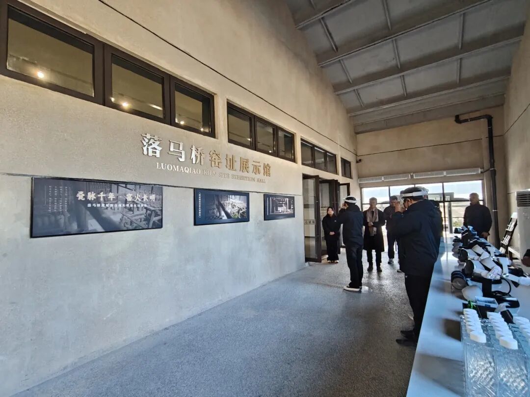 落马桥窑址展示馆（全媒体记者 余辉 摄）