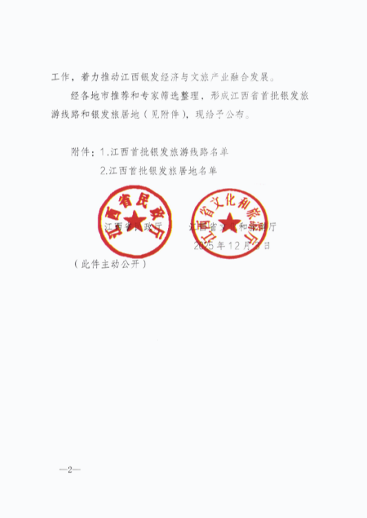 江西首批银发旅居地名单