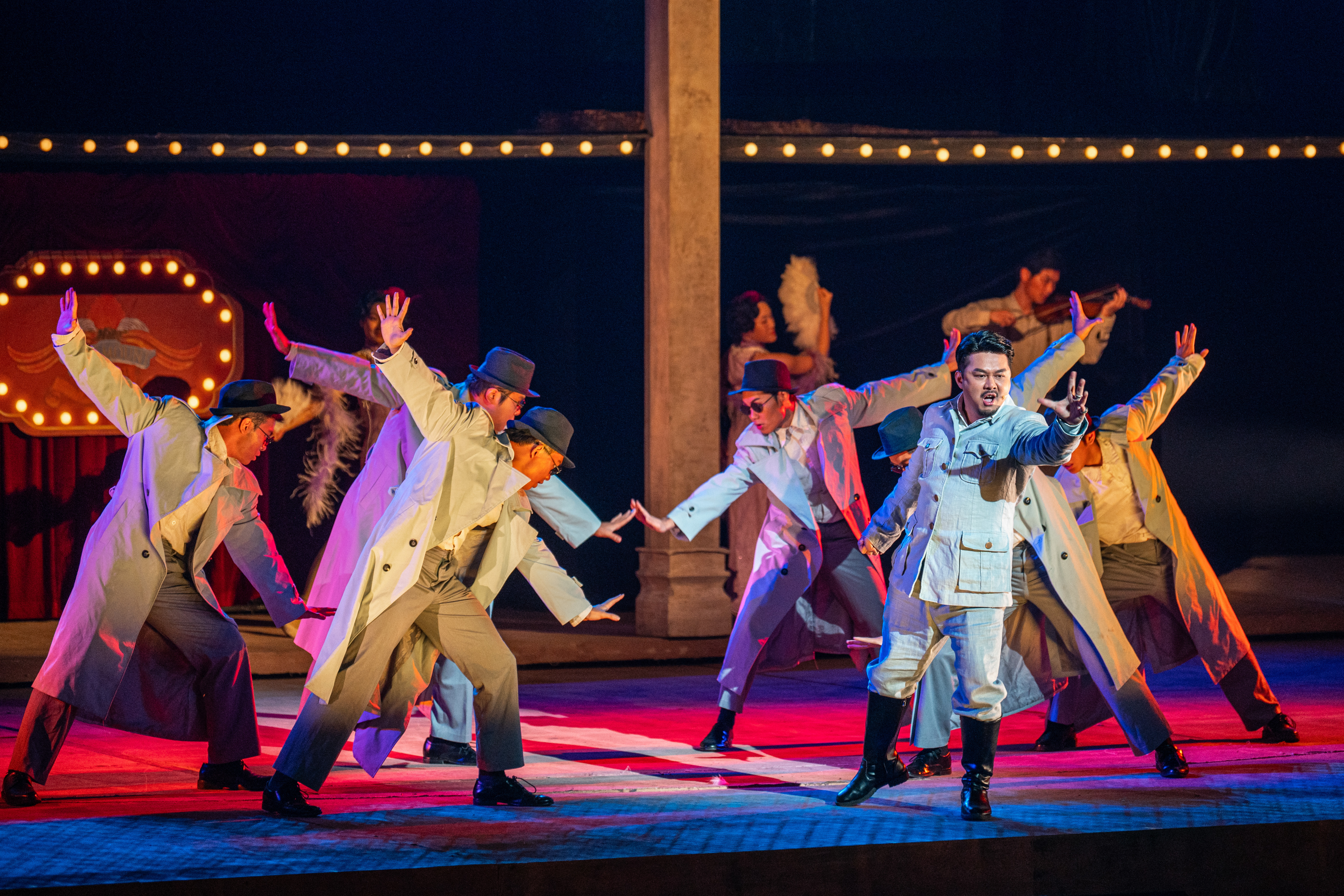 中山原创音乐剧《殷红木棉》在京首演 全景式再现杨殷革命生涯