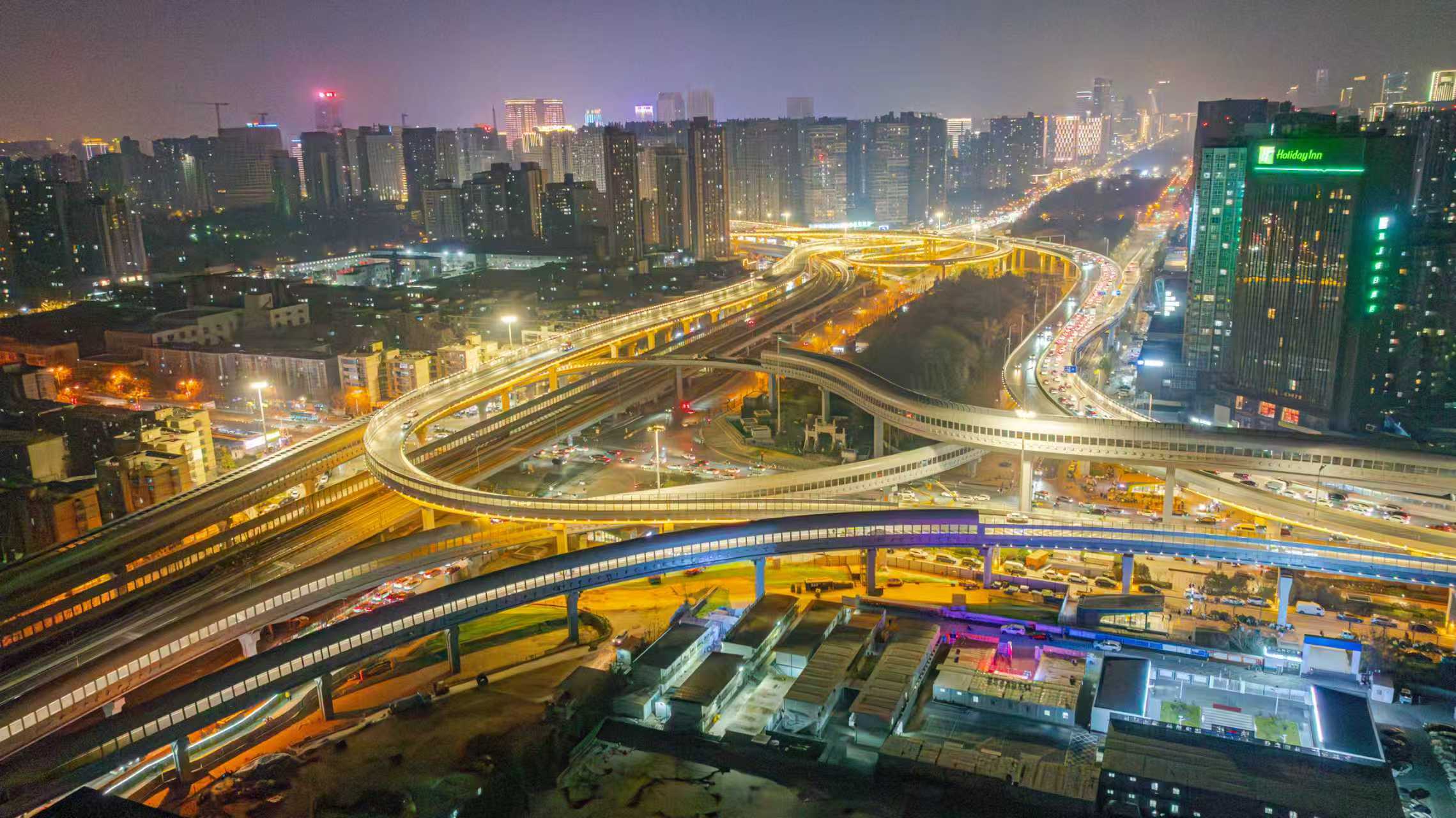 四层通衢贯长安 匠心架起民心桥——陕建西安西南二环立交工程建成通车侧记