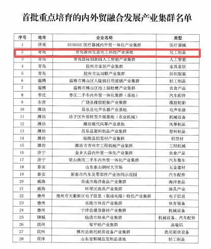 青岛平度：新河化工基地成功入选山东省首批内外贸融合发展产业集群