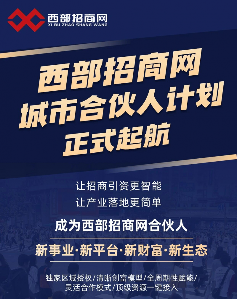 西部招商网2026年度城市合伙人全面开放