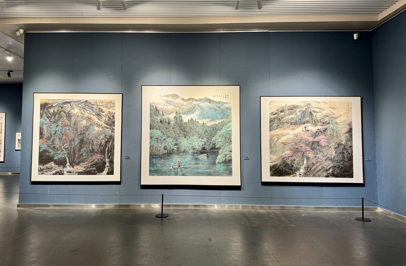 “刘左钧中国画展”于长沙李自健美术馆隆重开幕