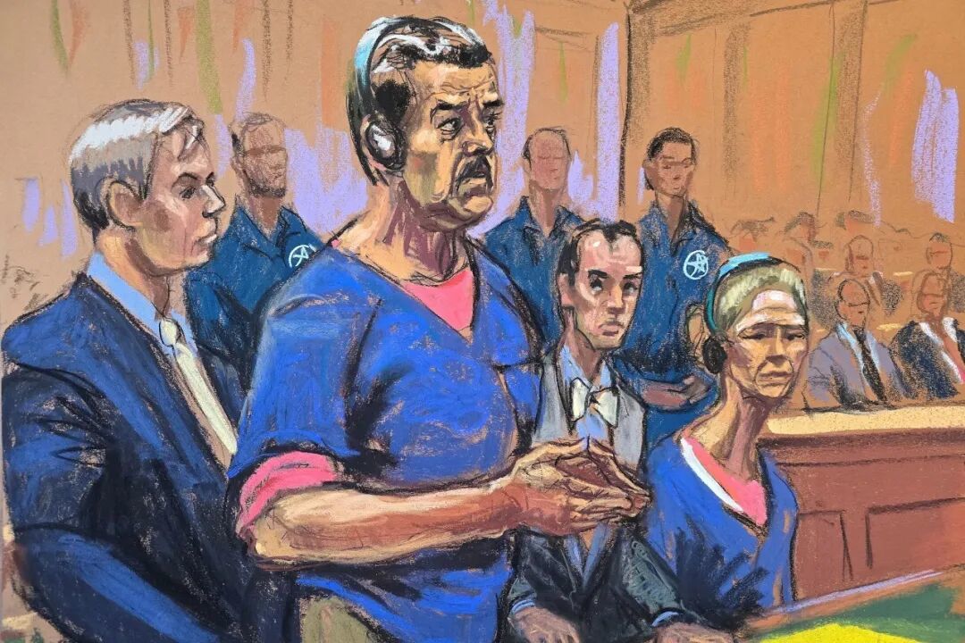 ▎2026日,马杜罗和他的妻子在纽约市丹尼尔·帕特里克·莫伊尼汉美国法院出庭。图源:路透社