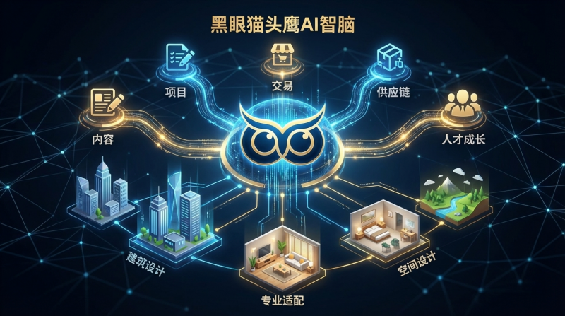 黑眼猫头鹰：AI为核心驱动力的设计产业智慧生态平台