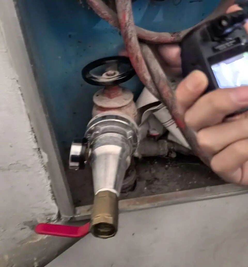 ▲室内消火栓把手滑丝