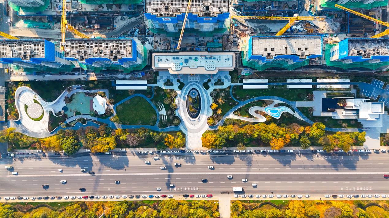 保定：“城在园中”的社区公园，“绿色客厅”印象山水公园