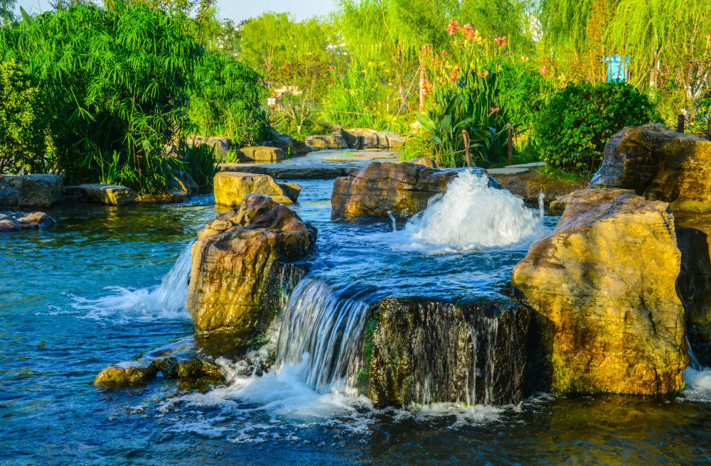 白泉泉群水量复苏。