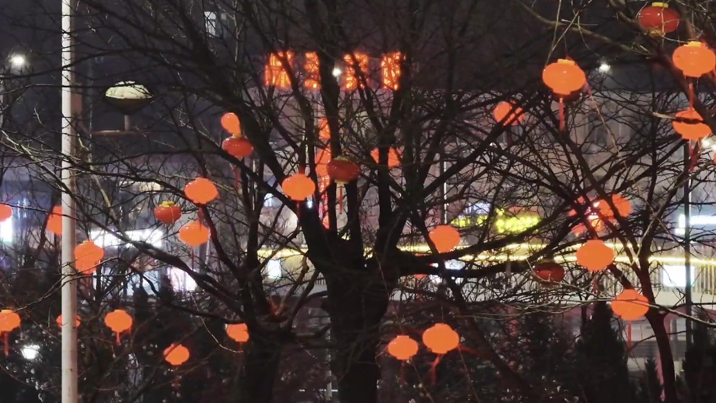 灯火里的甘肃灵台有多美　氛围感直接拉满