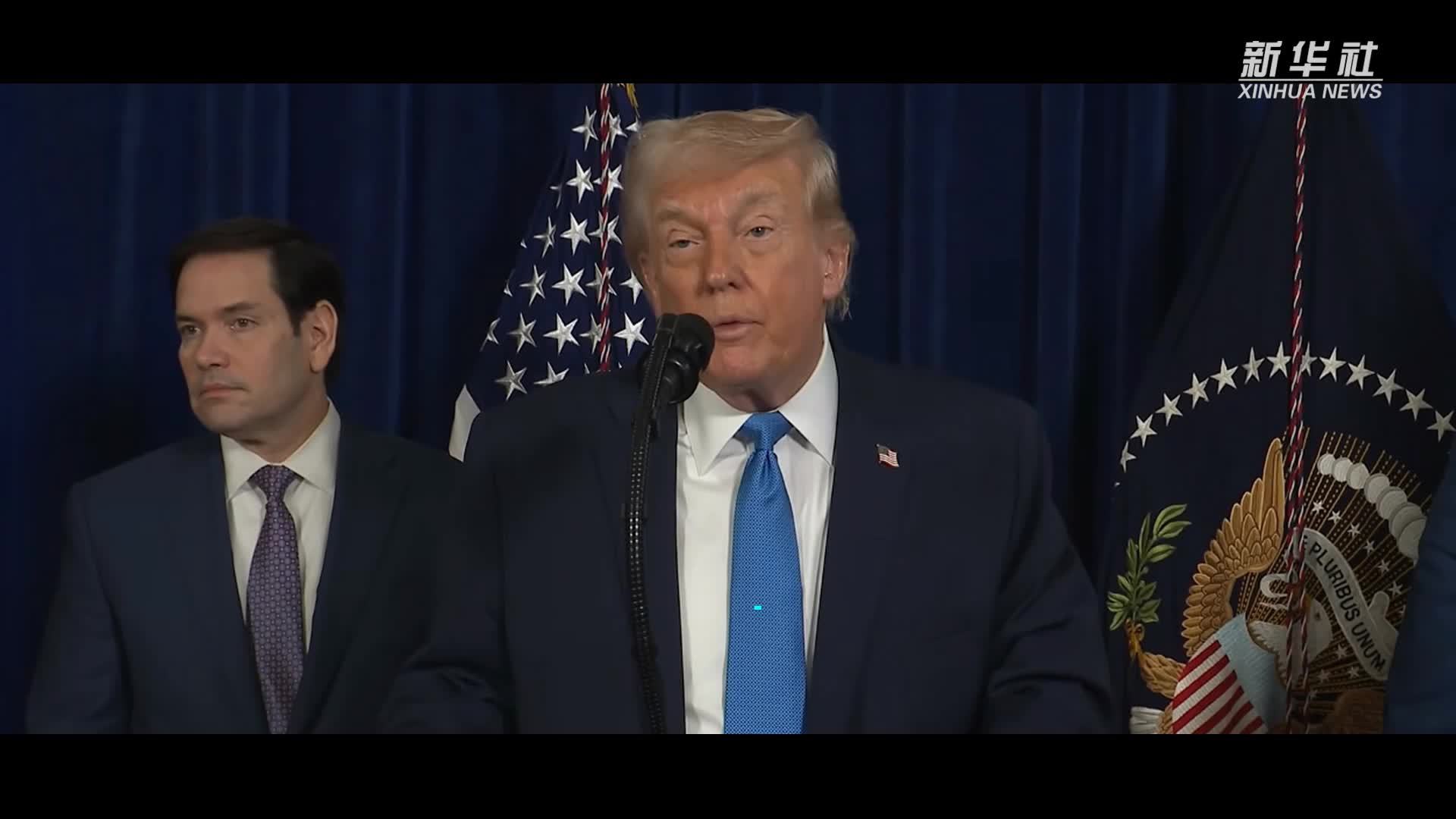 特朗普称如需要美国将发动第二波更大规模的袭击