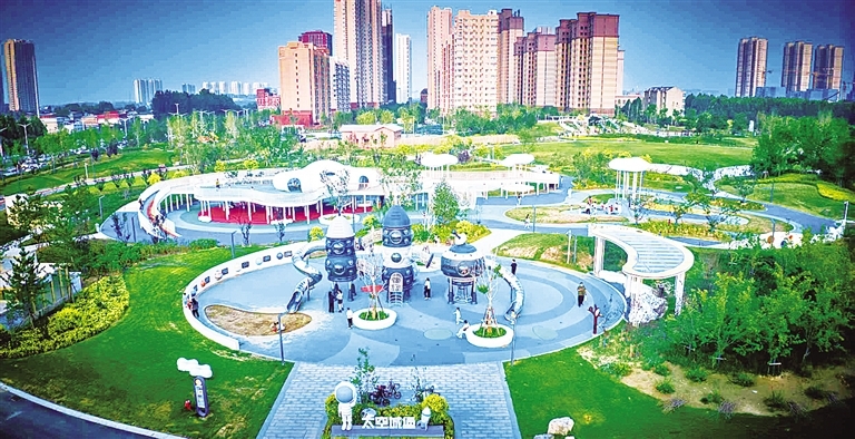 保定儿童公园（资料片）。